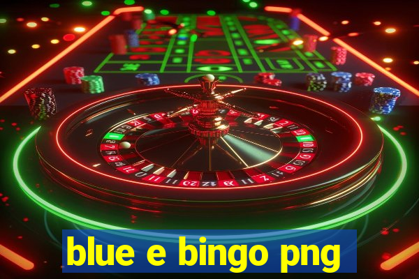 blue e bingo png